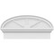 Ekena Millwork Elliptical 3 Spoke Architectural Grade PVC Combination Pediment, 26"W x 13-3/8"H x 2-3/4"P PEDPC026X135ELL03 - alternate 5
